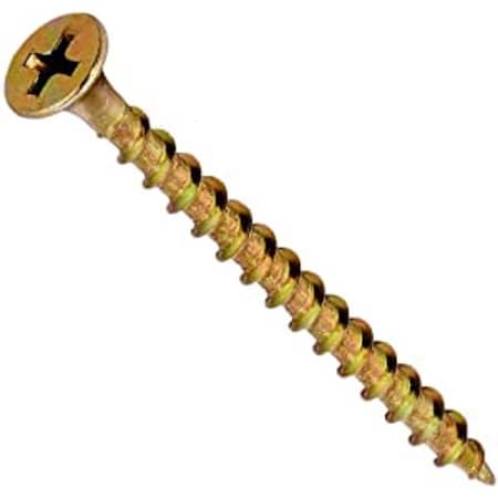 Grip-Rite Wood Screw, #8, Flat Head Phillips Drive 212GS5